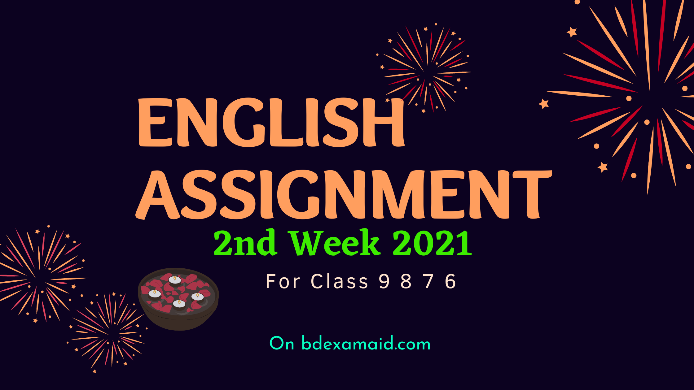 2nd week English assignment 2021t