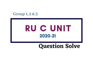 RU C unit question solution 2020-21