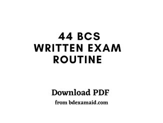 44 BCS Routine
